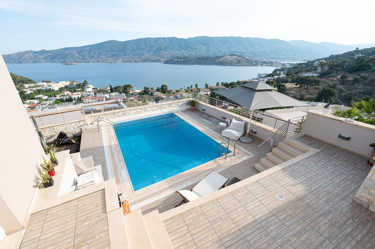 Kalavria Luxury Suites, Afroditi Suite With Magnificent Sea View And Private Swimming Pool. Poros Town Екстериор снимка